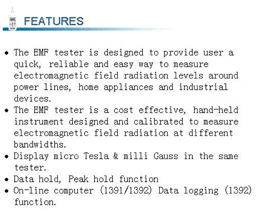 GOWE EMF Tester Gauss Electromagnetic Field Meter