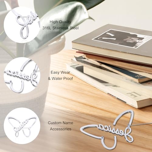 Image of Custom Lapel Pin for Women Men - Name Brooch Pin Personalized Stainless Steel for Wedding Business Party - Gold /Silver /Black Customized Jewelry Gifts