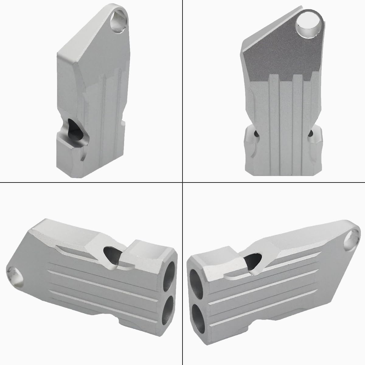 Sifflet De Survie CTRICALVER - Double Tube 120dB, Alliage Aluminium, Lanière Incluse - Pour Randonnée Et Urgence
