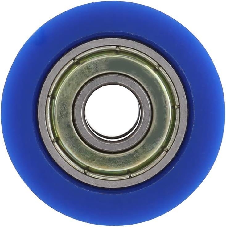 for dr650 chain lower roller Yctze 8mm/10mm Drive Chain Pulley Roller Slider Tensioner Wheel For Street Bike Motorcycle ATV (optional)(BLUE10MM)