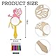 12 Stück Kindergeburtstag Holzspiegel für Kinder, Fee Basteln, DIY Holz Bastelset Geburtstagsdeko, Handgemachter Spiegel Unvollendeter handgemalter Spiegel, Geschenk für EIN Mädchen
