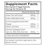 EVL Weight Loss Support Pills - Premium Multipurpose Appetite Metabolism and Fat Loss Support for Men and Women - LeanMode with Green Coffee Bean Extract CLA and Garcinia Cambogia - 50 Servings - Image 2