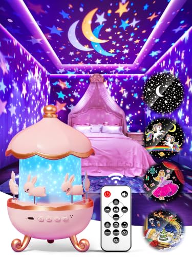 PIKOY Carousel Night Light Projector