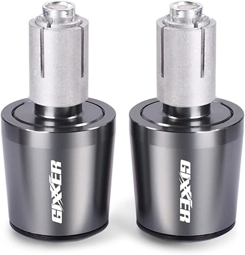 Motocicleta motocicleta manillar peso final manillar Grips Cap anti vibración Silder Plug para Suzuki Gixxer 150sf 250sf 155 accesorios mango extremo