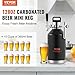 VEVOR Bierzapfanlage Mini Bierfass Bierbraugerät 4 L, Tragbares Druckfass-Set Doppellagige Edelstahlschicht Growler System Einstellbarer Hahn 27 ℃, Fassbier Hausbrauerei Frisch und Kohlensäurehaltig