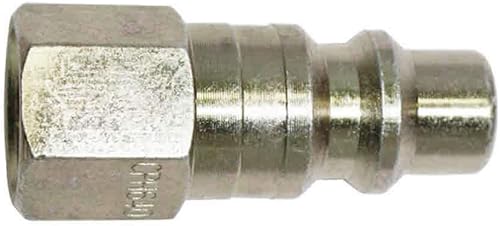 MaxLLTo Enchufe de acoplador de acero industrial de 38 pulgadas x 14 pulgadas hembra NPT para neumáticos interestatales CPH640