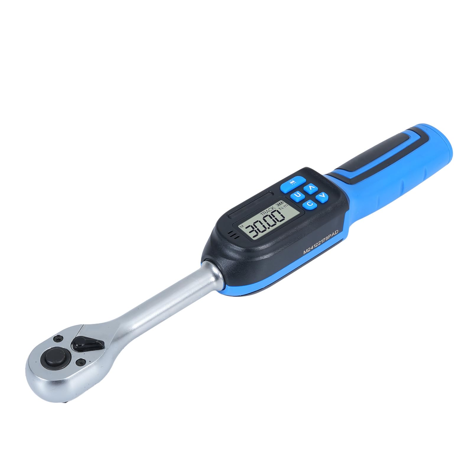 Chiave di Torsione Digitale da 3/8 Pollici Chiave di Torsione Elettronica da 3 a 60 Nm Acciaio Al Cromo Vanadio Display Digitale Memorizzazione Dati Cicalino LED per Riparazione Auto Moto