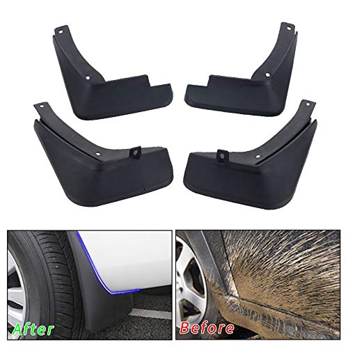 Muchkey no dril car mud Flaps for Hyundai Elantra 2011 2012 2013 2014 2015 2016 Sedan Splash Front and Rear Guards 4pcs/Set