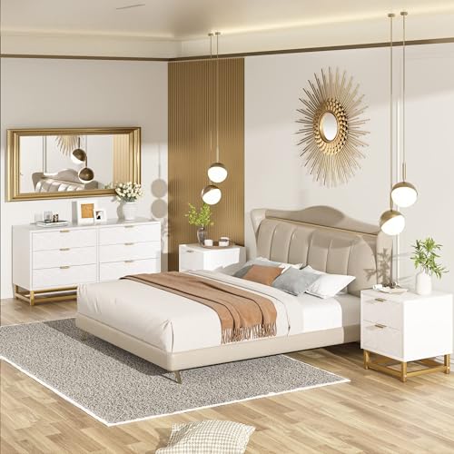 GAOMON White 2 Drawer Dresser, Small Dresser&Chest of Drawers, Modern Nightstand for Bedroom, End Table with Drawer for Living Room, Hallway, Entryway