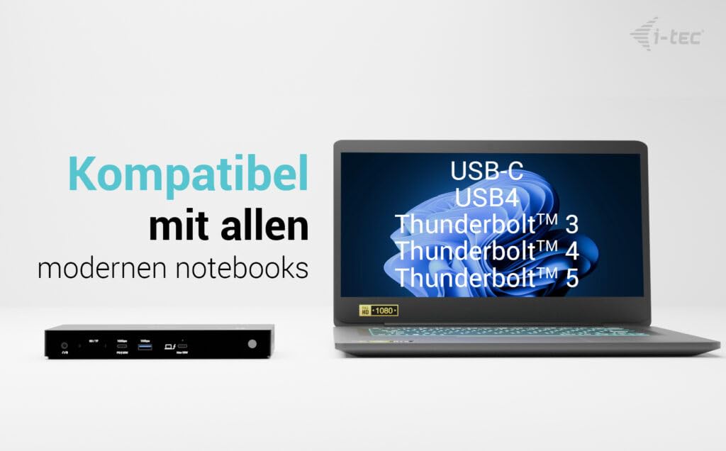 I-Tec Dockingstation - UsB-C / Usb4 / Thunderbolt 3 / Thunderbolt 4 / Thunderbolt 5 (tb4tripledockpd)