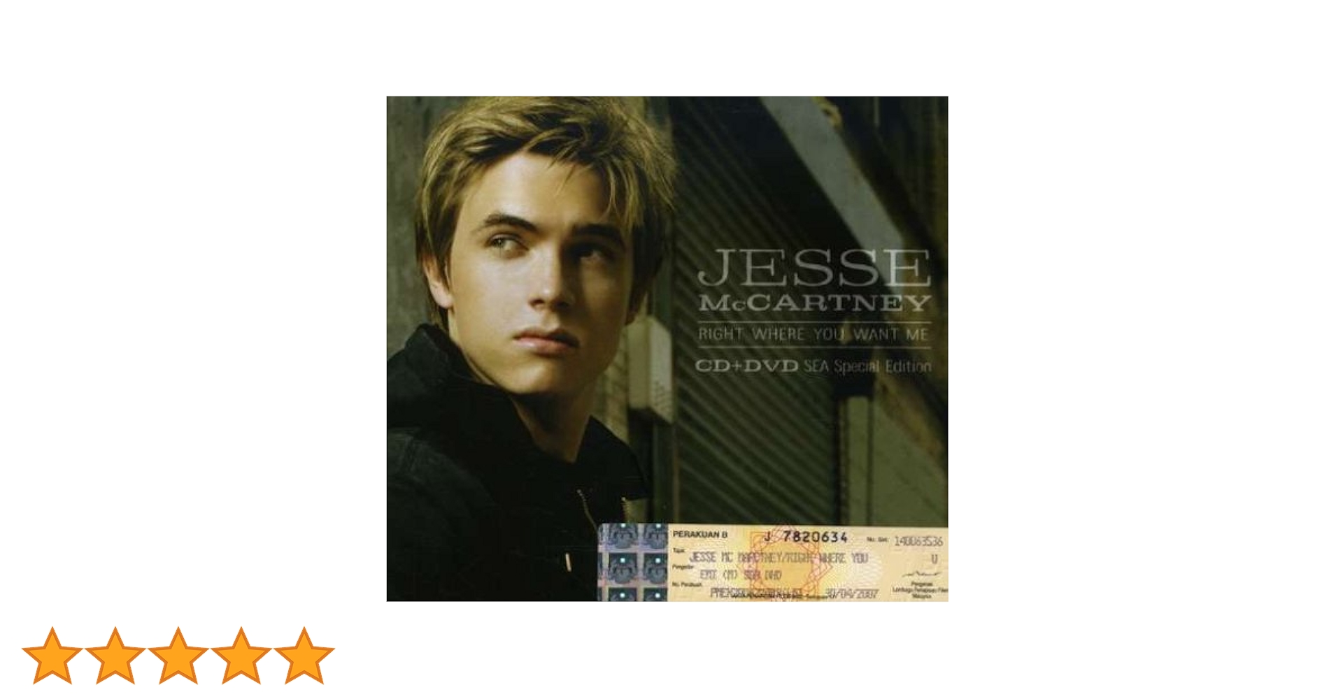 Right Where You Want Me: Jesse McCartney: Amazon.ca: Music