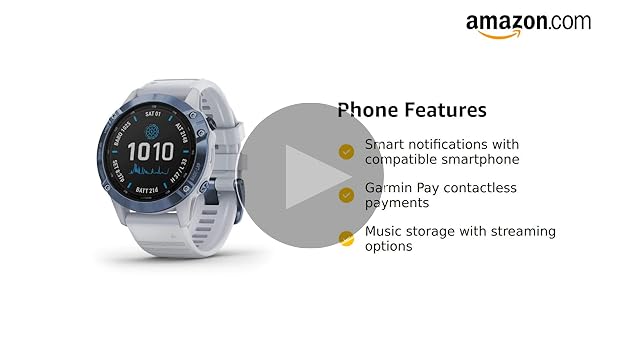 Amazon.com: Garmin fenix 6 Pro Solar, Multisport GPS Watch