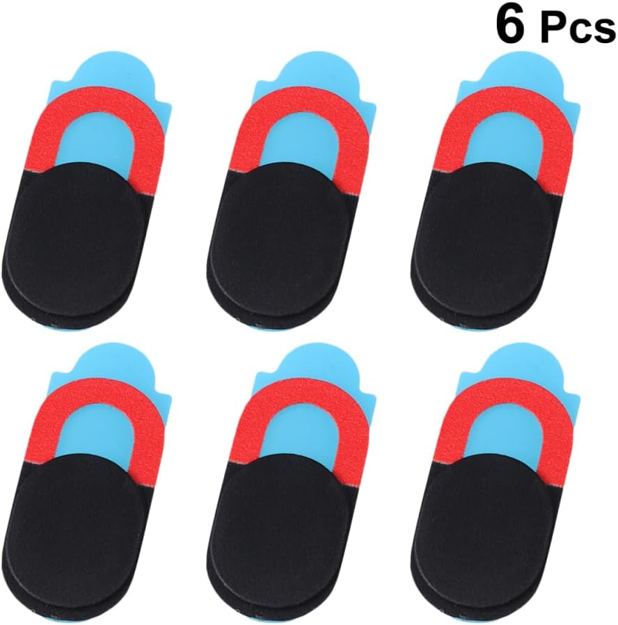 6 Piece Oval Webcam Privacy Covers with Sliding Shutter for Laptop image 2