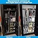 TORCHSTAR LED Safe Lighting Kit, (6) 12 Inch Linkable Light Bars + Rocker Switch + UL Power Adapter, 900LM, Input 100-240V, for Under Cabinet Gun Safe Locker Closet Showcase, 5000K Daylight