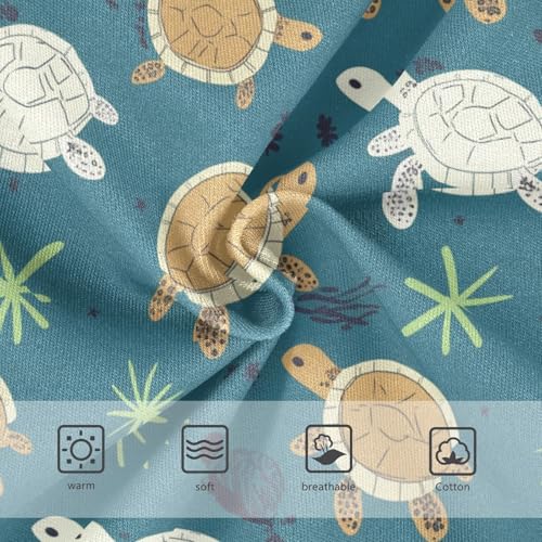 Wusikd Turtles Stars Girls' Underwear Cotton Girls Briefs Soft Toddler Underwear 2T3