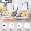 Carta da parati 3D in Mattoni,10 pezzi DIY Carta da Parati Decorativa Autoadesiva Impermeabile,Pannello Parete Decorativo Impermeabile, Wall Sticker Wallpaper per Cucina, Bagno, Salone (Bianco) #4