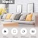 newgulzar 3D Tapete Wandpaneele Selbstklebend,10 Stück Tapete Ziegel Wasserdicht Wallpaper Wandaufkleber Wandtapete Schaumstoff 35×38.5cm,für Küche Wohnzimmer Schlafzimmer Kinderzimmer (Weiß)