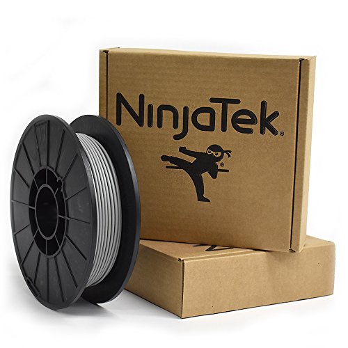 NinjaTek 3DNF1429005 TPU Filament, 2.85 mm, 0.5 kg, Steel