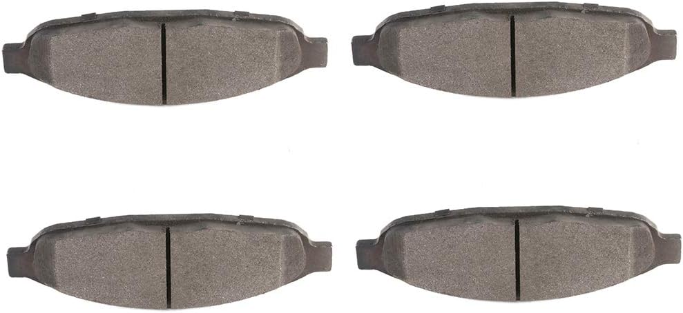 cciyu D997 Front Ceramic Brake Pads Kits 4pcs fit For 2004-2008 For Chrysler Pacifica