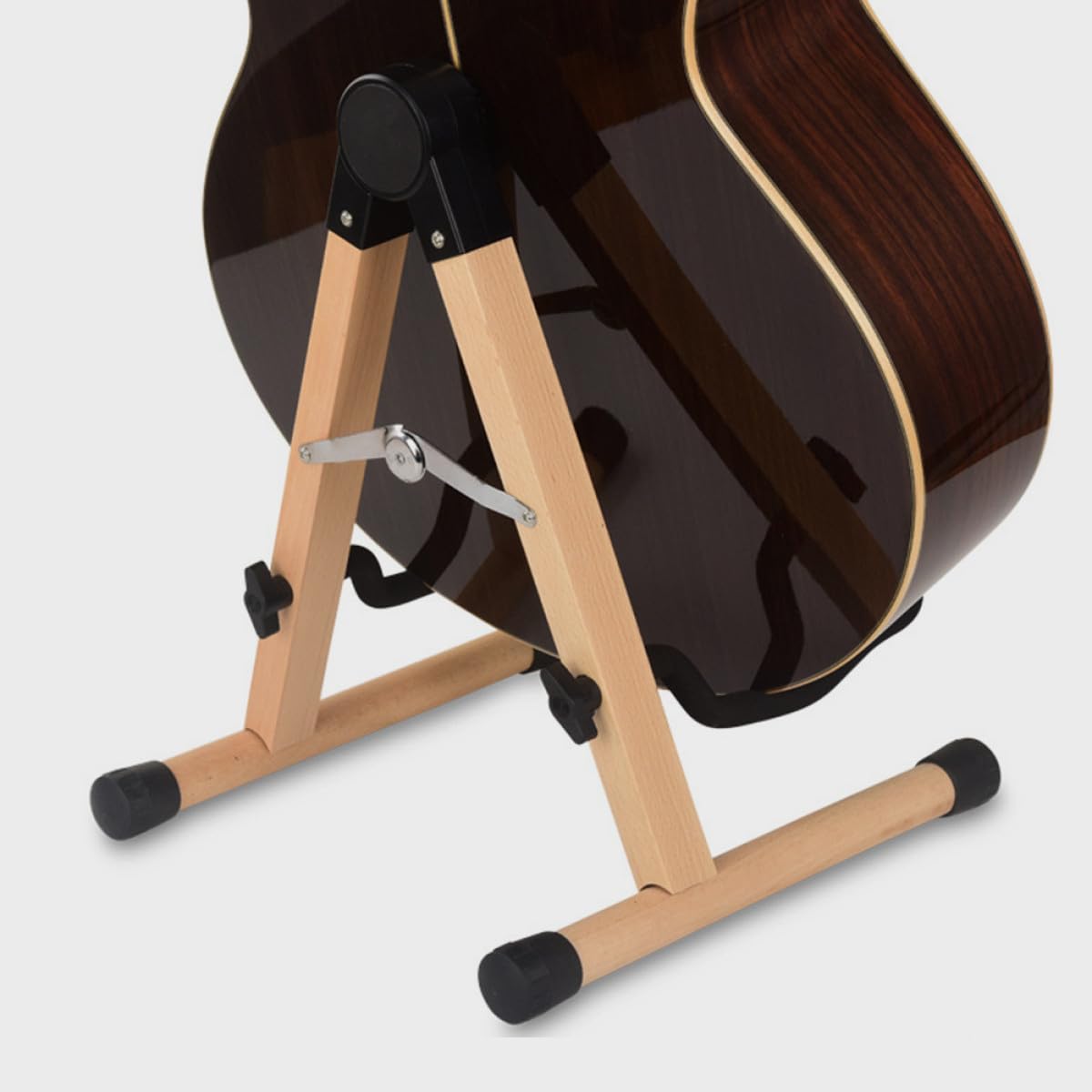 Klappbarer Gitarrenständer mit A rahmen Faltbares Design und Robustem Material für Bass und Violine für Musiker und Platzsparende Aufbewahrung