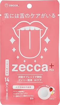 奇舌百科　エザキリカ Amazon | zecca+(ゼッカ zecca+ 舌ケアタブレット フルーティ