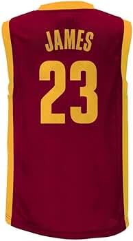 Amazon.com: Lebron James Cleveland Cavaliers #23 Red Boys