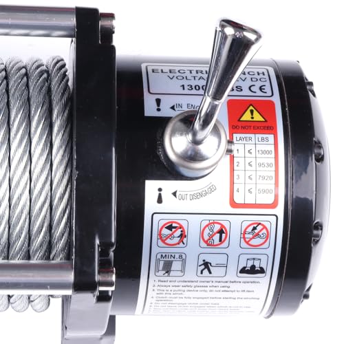 Winch eléctrico ECCPP 13000LBS para Jeep y camión miniatura 5