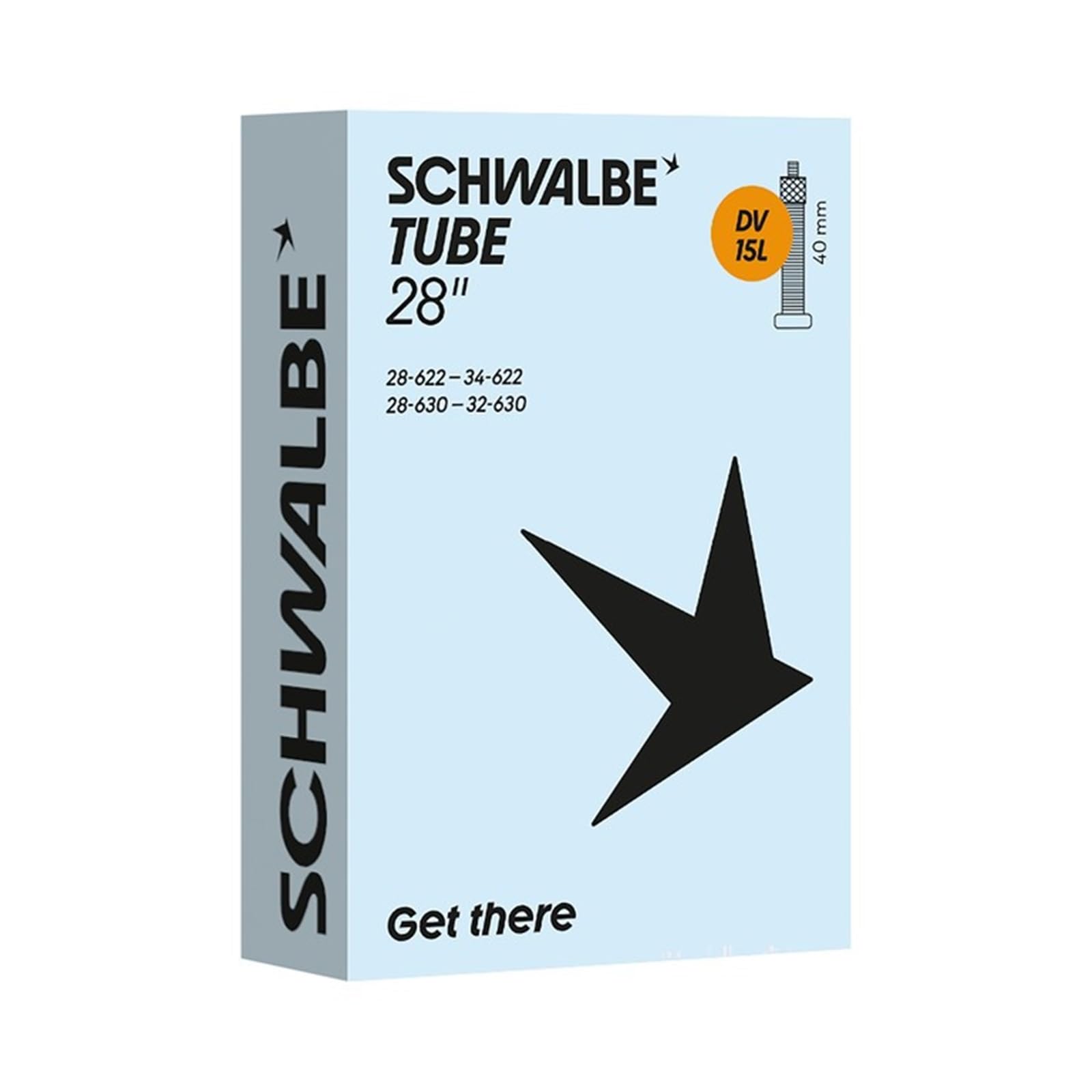Schwalbe Bicycle Inner Tube DV15L 28/34-622/630 IB 40 mm