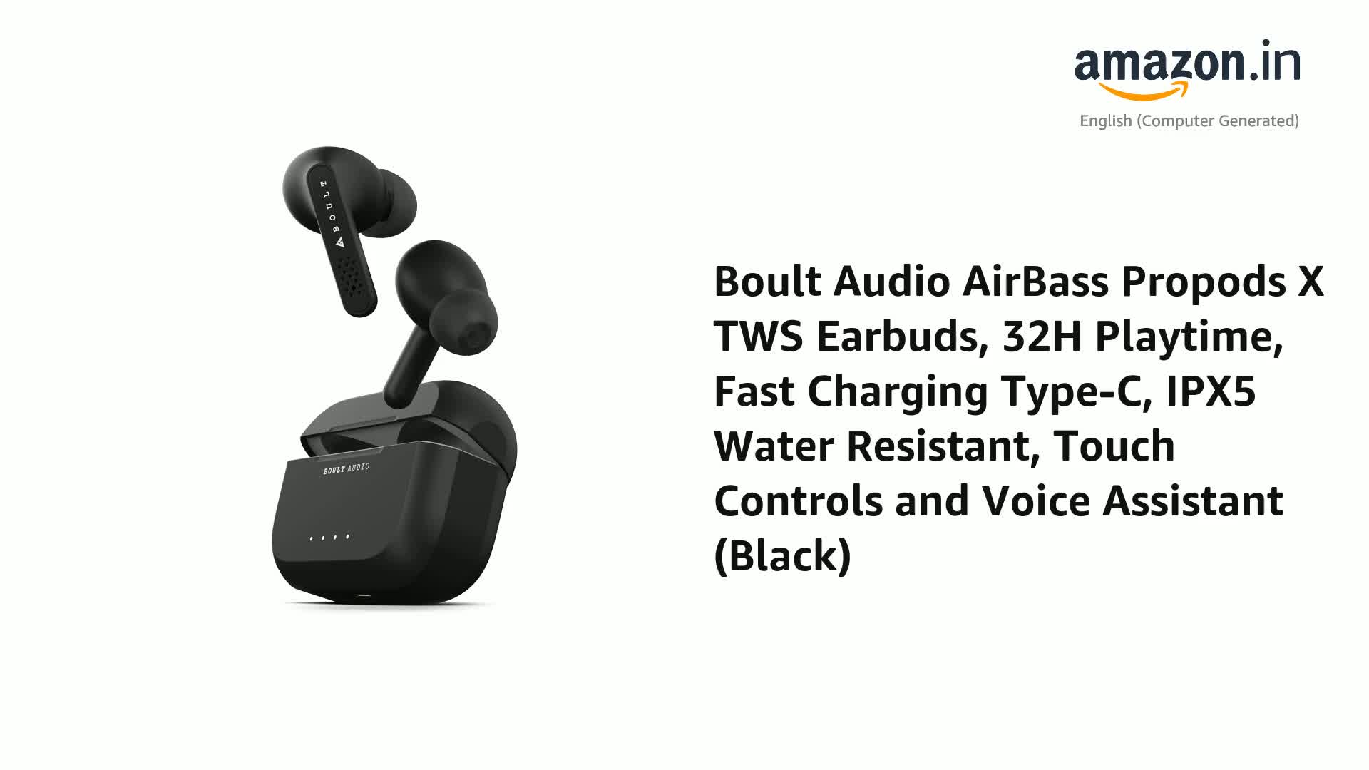Boult Audio Airbass Propods X Bluetooth 