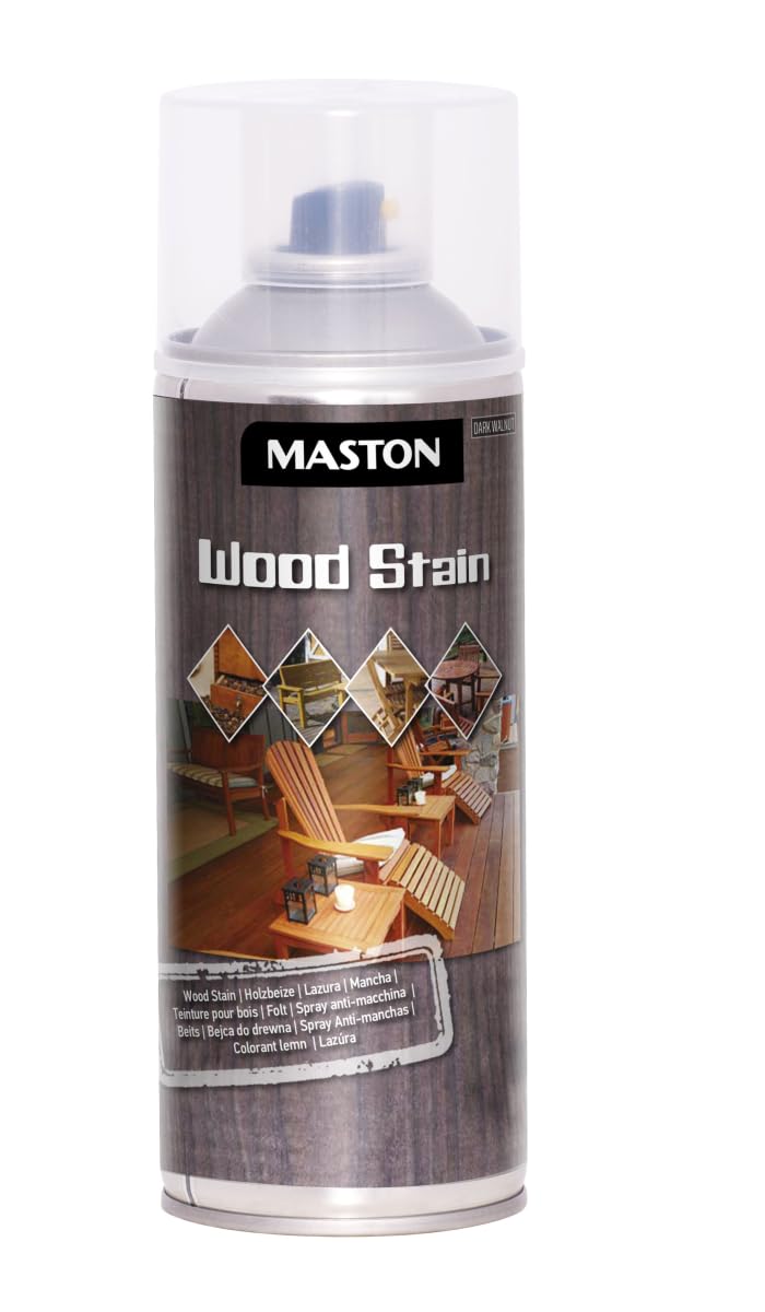 Maston Spray Wood Stain Dark Walnut 400ml