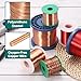 MECCANIXITY 42 AWG Magnet Wire, 42 Gauge Enameled Copper Wires 16 oz Magnetic Coil for Transformer Motor Electric, F Grade 311 Fahrenheit (155 Celsius), Copper Color