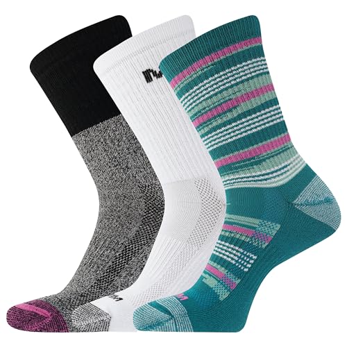 Image of Merrell Repreve Cushioned Hiker Crew Socks 3 Pair