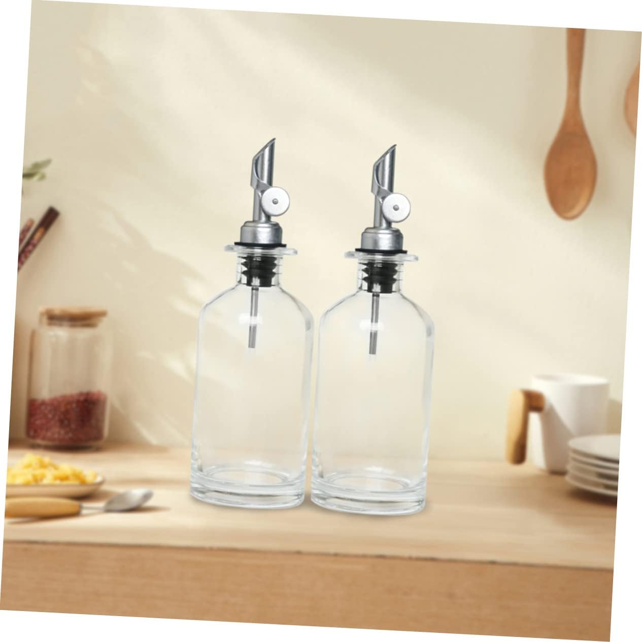 Garneck 12pcs Stainless Steel Oil Pourer Airtight Seal Versatile Oil Dispenser and Wine Stopper for Kitchen Cooking and Parties Food-grade Material Finish