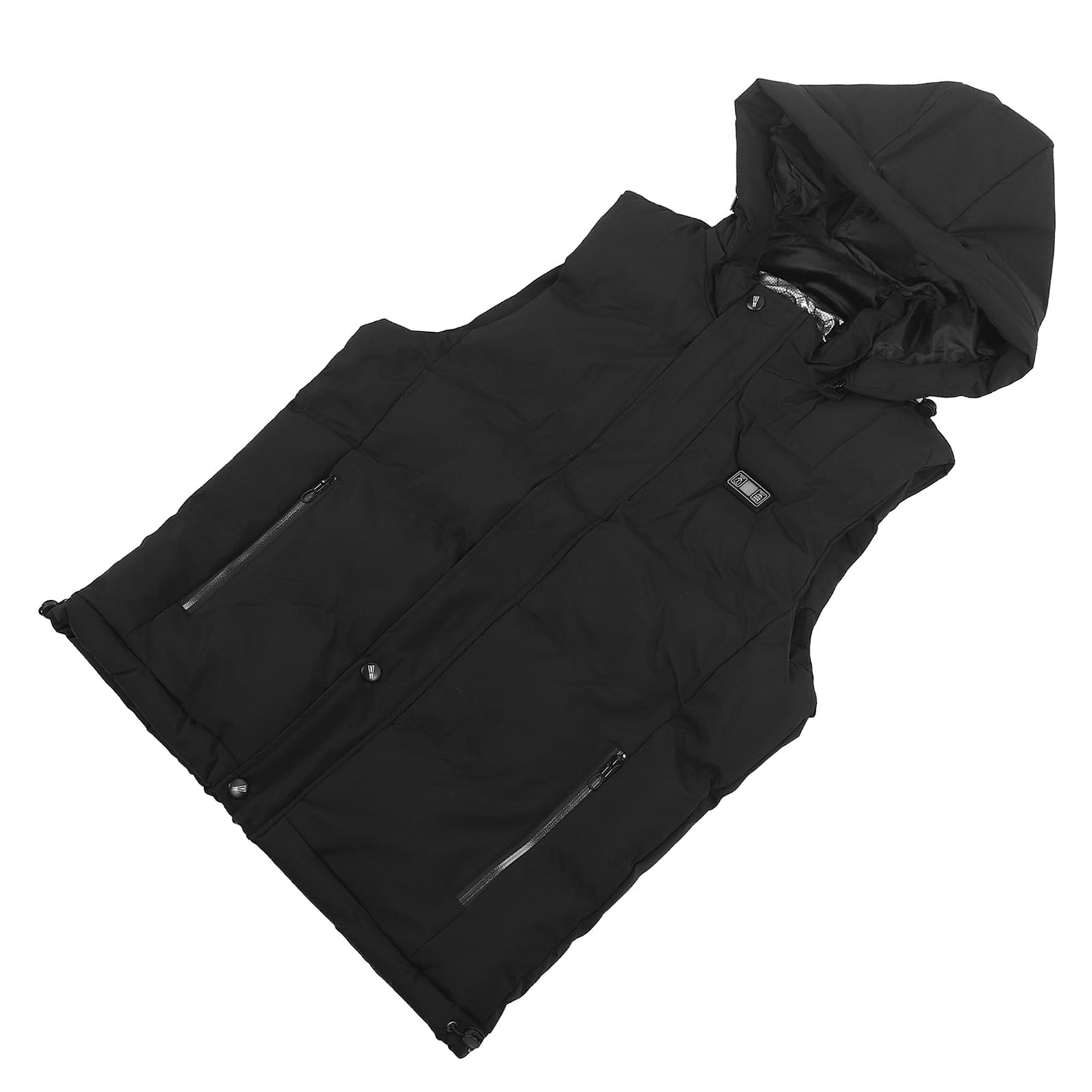 Chaleco Eléctrico con Calefacción USB con 15 Zonas de Calefacción y Pantalla de Temperatura para Acampar en Invierno y Uso Al Aire (XL)