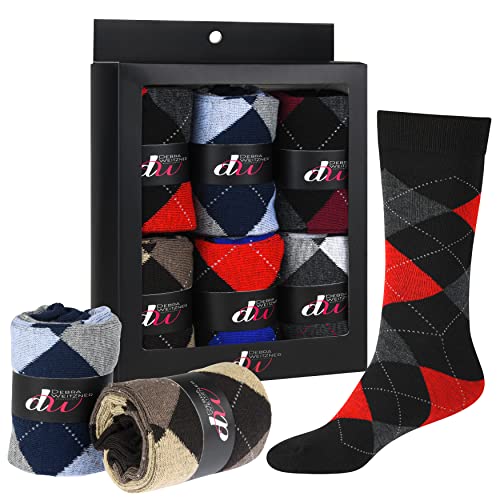 Debra Weitzner Mens Dress Socks with Gift Box - Cotton