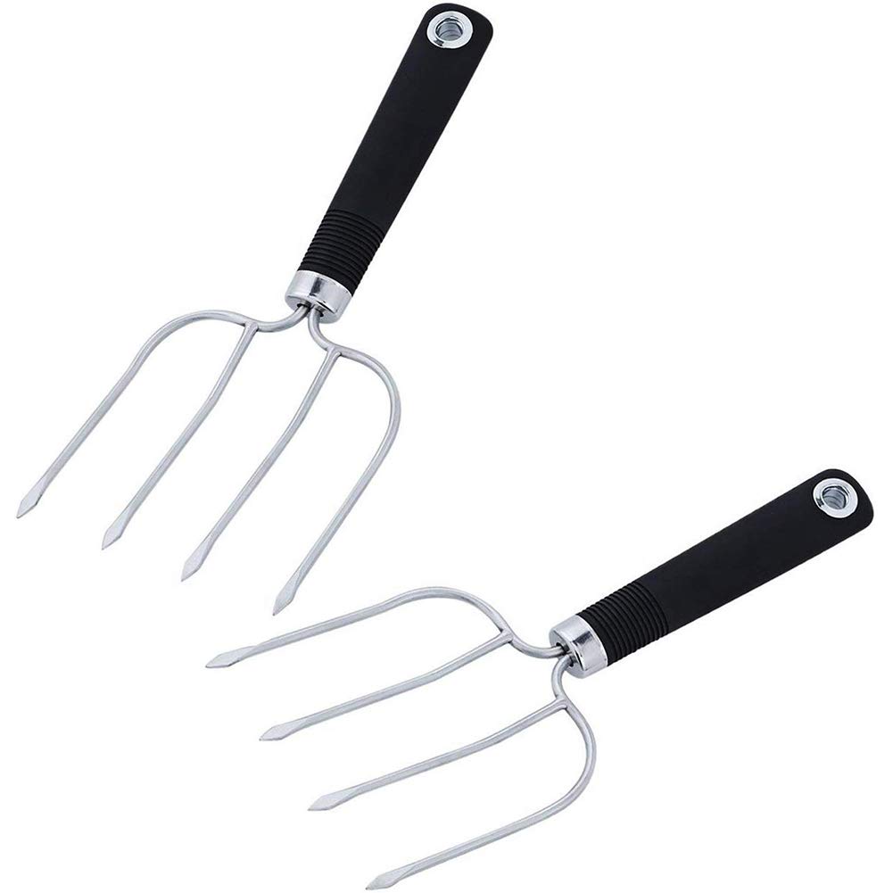 Viernadel-Truthahngabel, professionelle Fleischhebegabel, zum Grillen im Freien im Freien