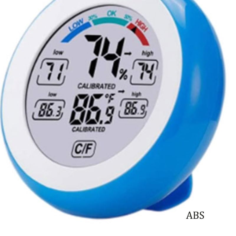 Circular Touch Temperature Humidity Meter Home Digital Indoor Comfort
