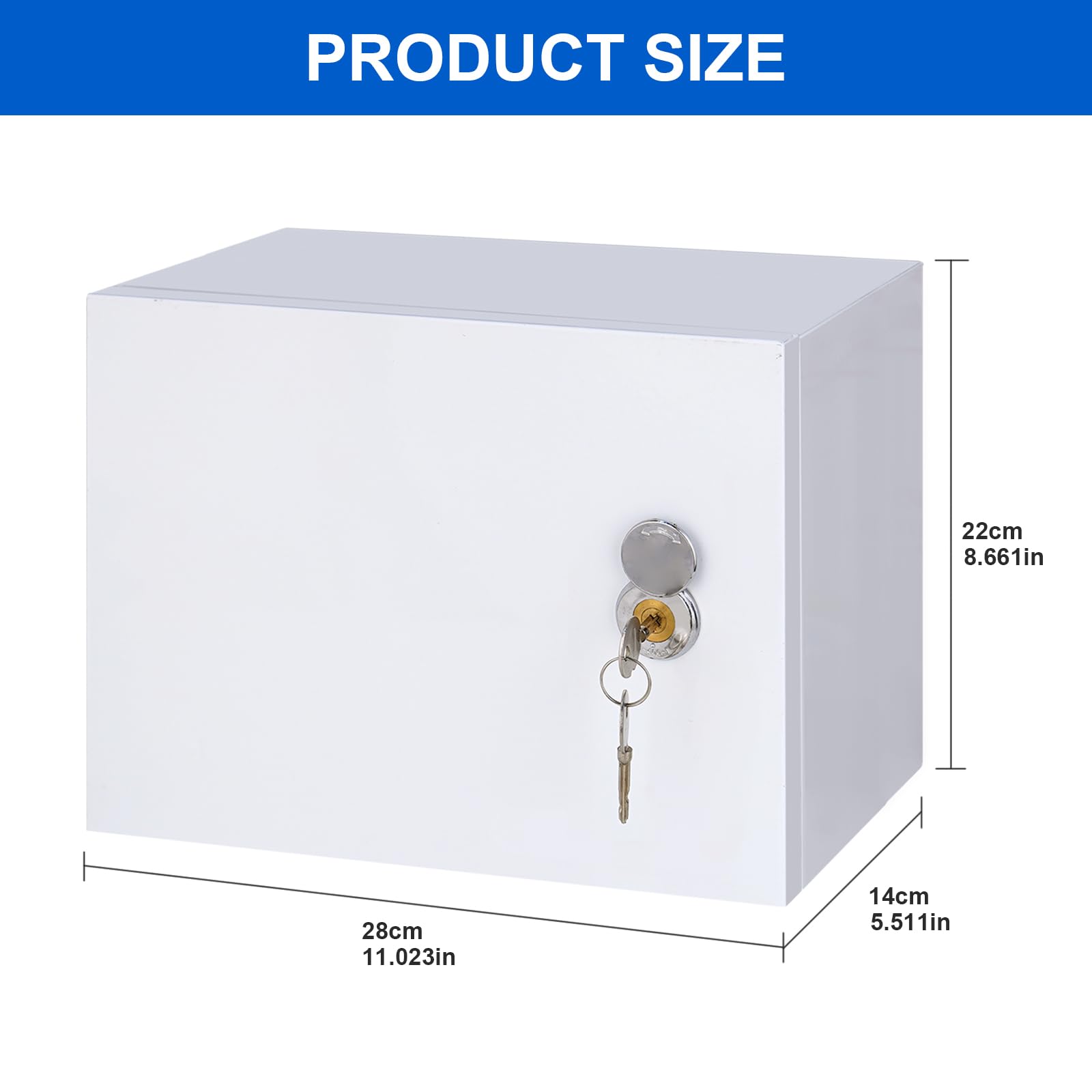 Caja Electrica de Superficie con Protector de Fuga 2P 32A y 2 * Tomas de Corriente 250V/16A, Caja de Distribución con Protección Contra Sobretensiones 2P 400V 20~40kA para Cableado - 8 Módulos
