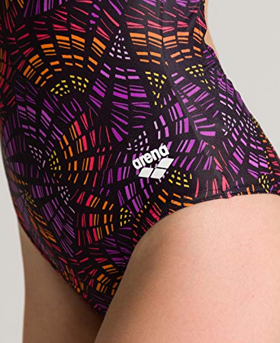 Image of Arena Women's Standard Country Flags Light Drop Back MaxLife One Piece Swimsuit