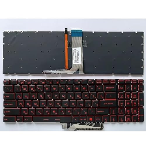 MSI GT72 GS63 GE72 GL62M CX72 PX60 GE62 GP62 GV62 CR72 GL65 PE70 PE60p US/RU/SP/FRobNCgtm[gp\RL[{[h(RU Red backlit)