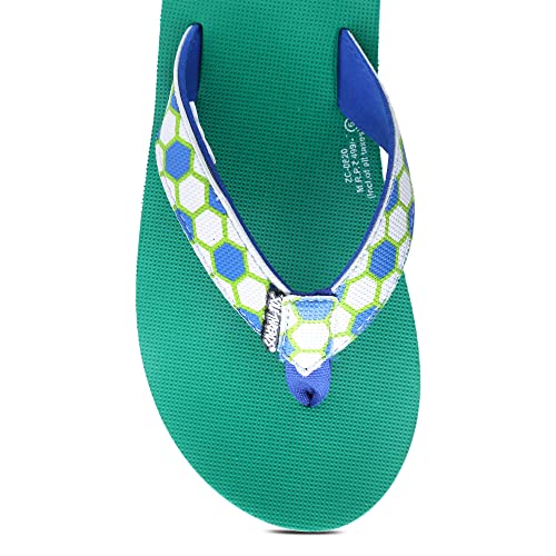 Image of FOOTBALL | Uber Cool | Fun | Colourful | Hip | Flip Flops for Kids