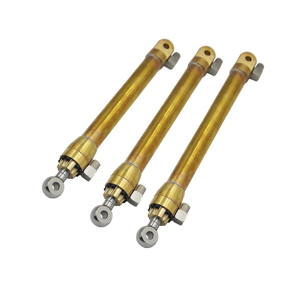 1pc aktualizacja siłownik hydrauliczny w całości z metalu 50/70/85/95/110/120/130/140/170MM skoku dla 1/14 ładowarka RC CAT 336D części koparki(C-120MM)