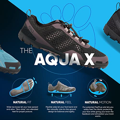 Xero Shoes Barefoot Water Shoes for Women | Aqua X Sport Women's Water Shoes | Wide Toe Box, Zero Drop Heel, Minimalist for Beach, Hiking, Running3