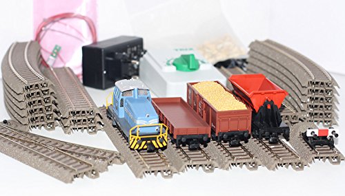 Trix H0 21523 Startpackung Bauzug mit Diesellok DHG 500 + 3 Güterwagen