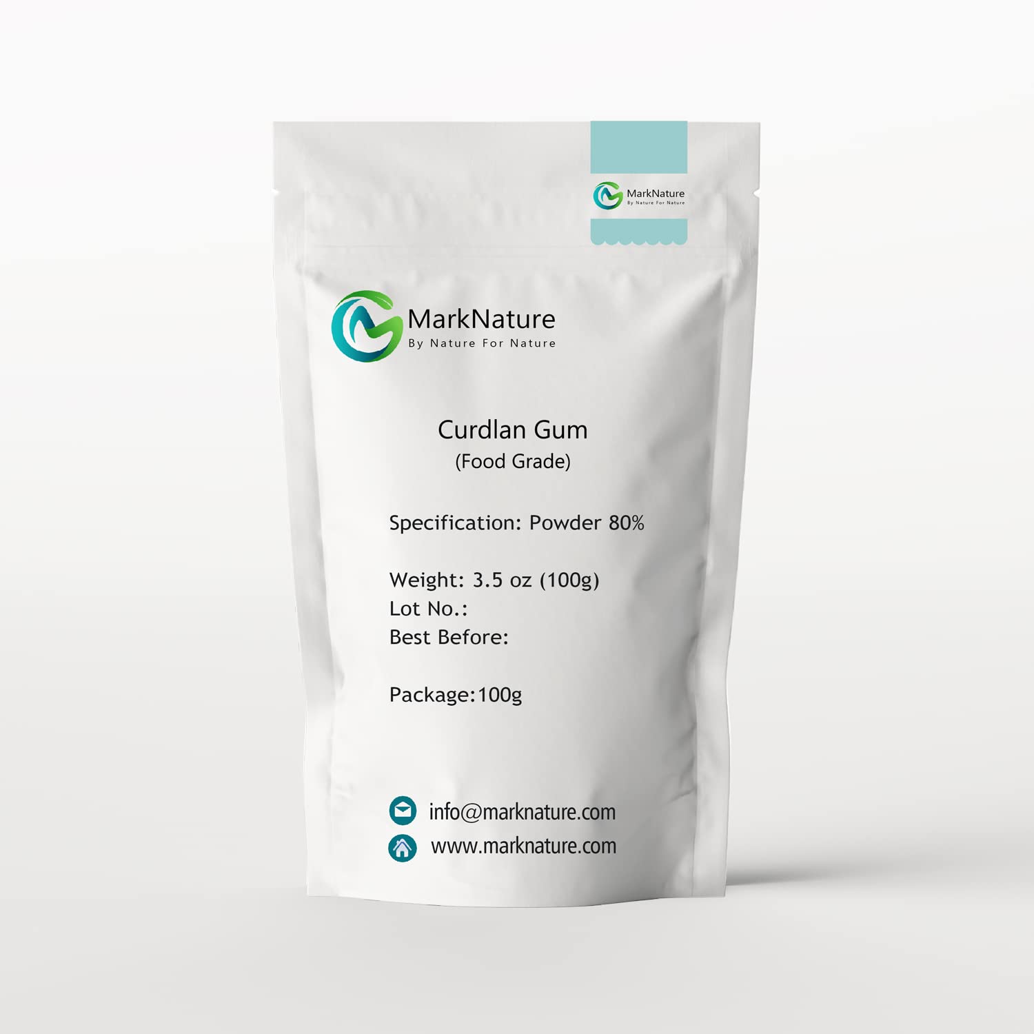 Curdlan Gum,Thermal Gel, Coagulation Polysaccharide, Food Grade,100g (3.5oz)