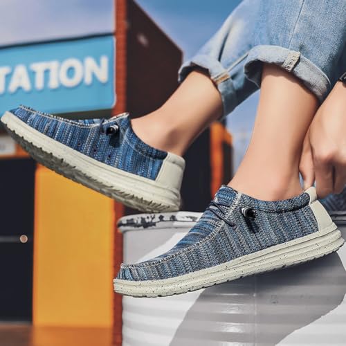 Men's Loafers & Slip-Ons Shoes, Stretch Lace Up Loafers Walking Shoes Minimalist Comfortable Lightweight Width Toe Box Men's Casual Dress Shoes3