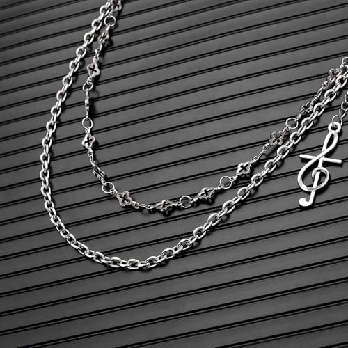 Image of Gothic Pants Chain Wallet Keychain Edgy Punk Hip Hop Waist Accessory for Jeans, Streetwear, and Rebel Women Men