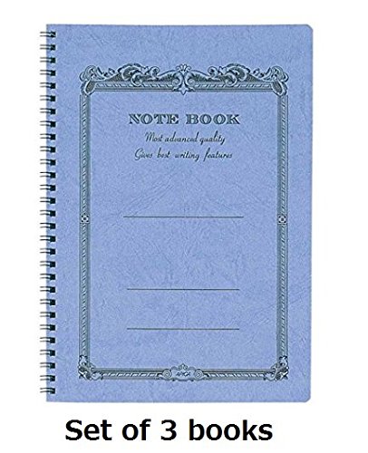Apica Notebook CD25 Twin Spiral 7" x 10"- Pack of 3 books