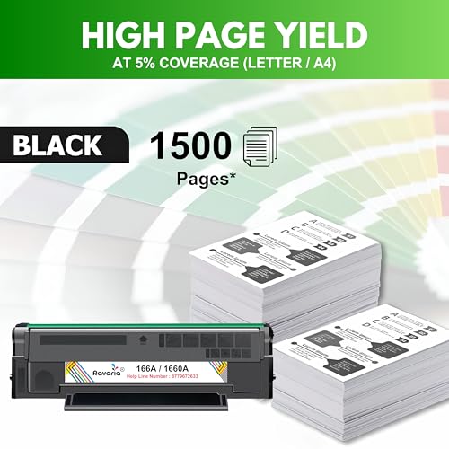 Image of W1660A Compatible Toner Cartridge Replacement for HP 166A - for HP Laser 1008a 1008w 1188a 1188w 1188fnw Printer With Chip (Pack of 1)