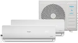 Ar Condicionado Bi Split Hi Wall Inverter Elgin Plus 2x9000 BTU/h Quente e Frio 45MTQE18C2CB – 220 Volts